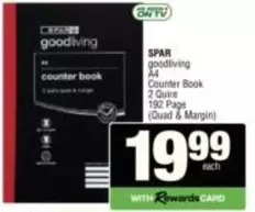 Spar - A4 Counter Book