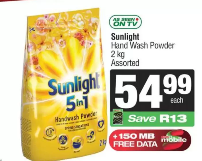 Sunlight - Hand Wash Powder