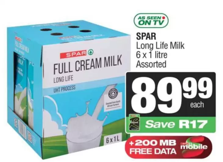 Spar - Long Life Milk