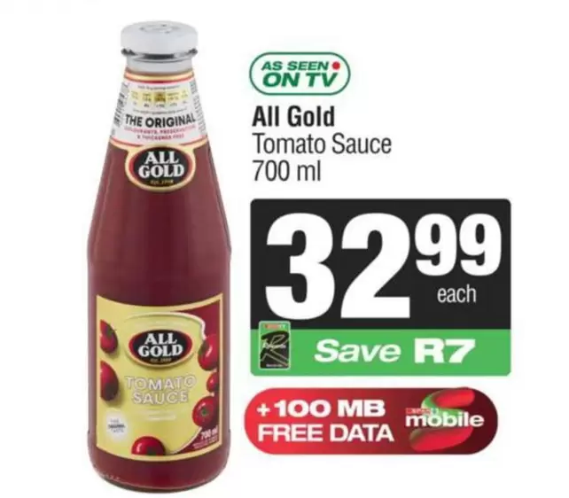 All Gold - Tomato Sauce