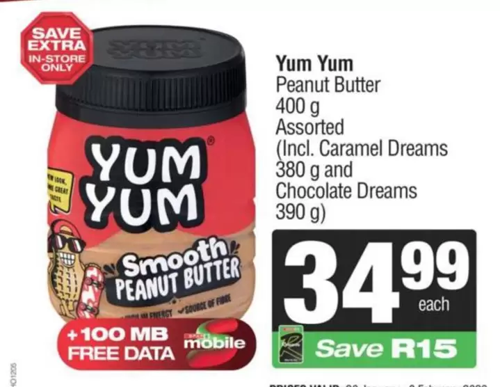 Yum Yum - Peanut Butter