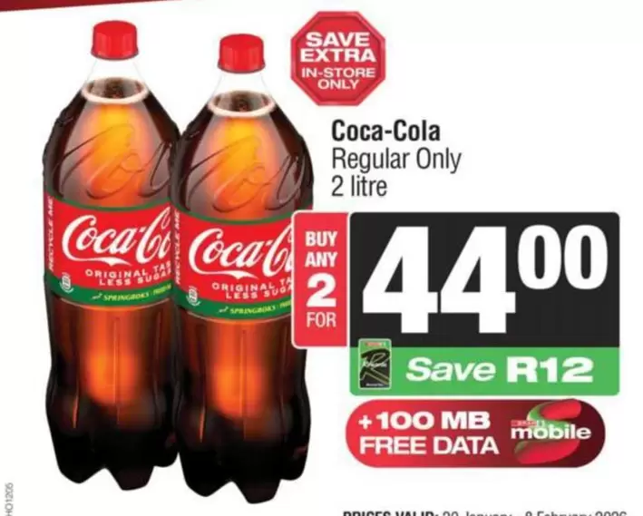 Coca cola - Regular Only
