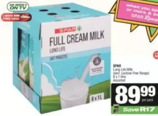 Spar - FULL CREAM MILK