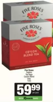 FIVE ROSES - Tea Bags Ceylon Blend