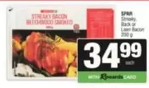 Spar - Streaky Back or Lean Bacon