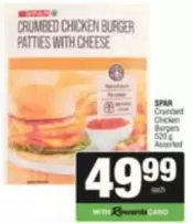 Spar - Crumbed Chicken Burgers