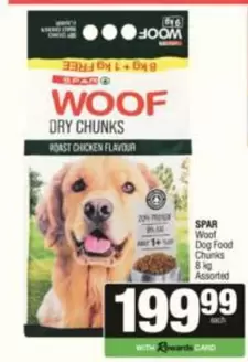 Spar - Woof Dog Food Chunks