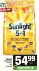 Sunlight - Hand Wash Powder
