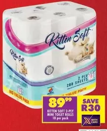 Mini - 2-PLY MINI TOILET ROLLS