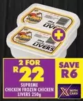 Supreme - CHICKEN FROZEN CHICKEN LIVERS