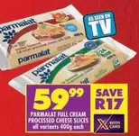 Parmalat - FULL CREAM PROCESSED CHEESE SLICES