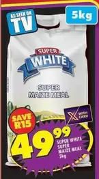 Super White - SUPER MAIZE MEAL