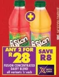 Fusion - CONCENTRATED DAIRY BLEND
