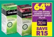 CITRO-SODA ORIGINAL/ CRANBERRY FLAVOUR