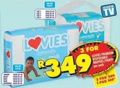 Lovies - Premium Disposable Nappies/Pants