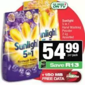 Sunlight - Hand Washing Powder