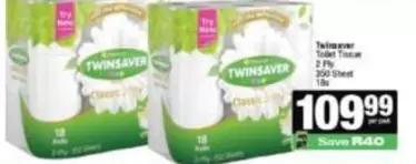 Twinsaver - Toilet Tissue