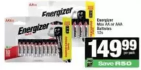 Energizer - Mix AA or AAA Batteries
