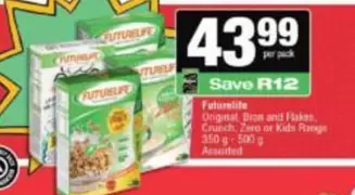 FutureLife - Original Bran and Flakes, Crunch, Zero or Kids Range