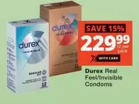Durex - Real Feel/Invisible Condoms