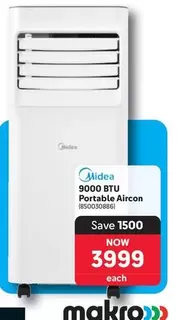 9000 BTU Portable Aircon