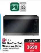 LG - NeoChef Solo Microwave Oven