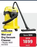 Karcher - Wet and Dry Vacuum Cleaner