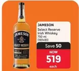 Jameson - Select Reserve Irish Whiskey