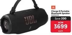 jbl - Charge 6 Portable Bluetooth Speaker