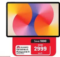 Huawei - 128 GB Wi-Fi Matepad SE 11