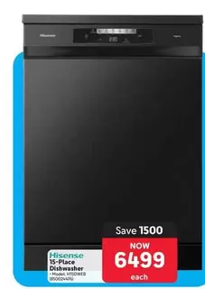 Hisense - 15-Place Dishwasher
