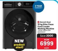 Elite - 10 kg  Clean Front Loader Washing Machine
