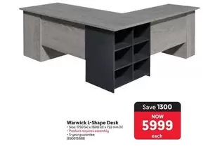 Warwick - L-Shape Desk