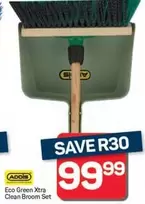 Addis - Eco Green Xtra Clean Broom Set