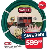 Opaque Hose with Fittings