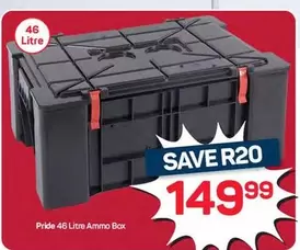 Pride - 46 Litre Ammo Box