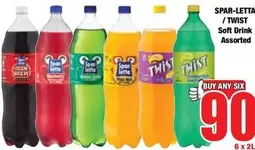 Spar - SPAR-LETTA / TWIST Soft Drink