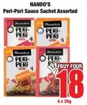 Nando's - Peri-Peri Sauce Sachet Assorted