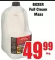 Boxer - Full Cream Maas