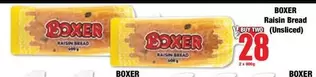 Boxer - Raisin Bread