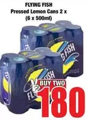 Flying Fish - Pressed Lemon Cans 2 x