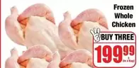 Frozen -  Whole Chicken