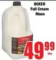 Boxer - Full Cream Maas