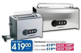 Kambrook - Stainless Steel Toaster