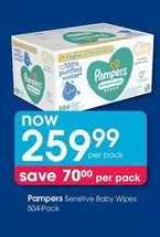 Pampers - Sensitive Baby Wipes
