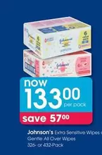 Johnson's - Extra Sensitive Wipes