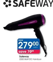 Safeway - 2200 Watt DC Hairdryer