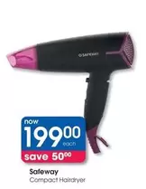 Safeway - Compact Hairdryer