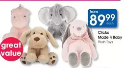 clicks - Plush Toys