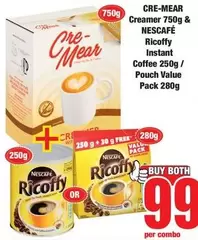 Nescafé - Creamer & Ricoffy Instant Coffee